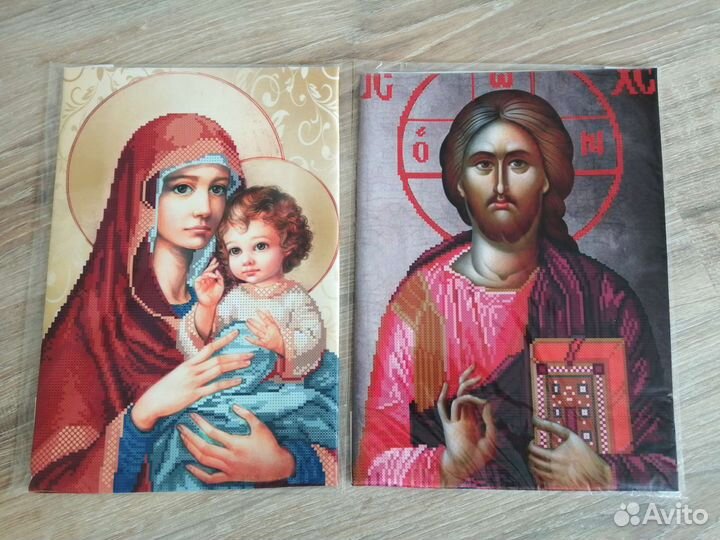 Икона схема для вышивания бисером Маричка