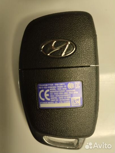 Ключ зажигания для Hyundai Solaris (оригинал )