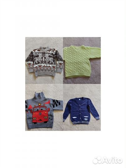 Вещи и обувь на мальчика 2-3 года пакетом