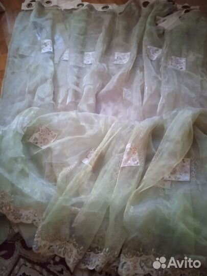 Занавески органза 6 метров