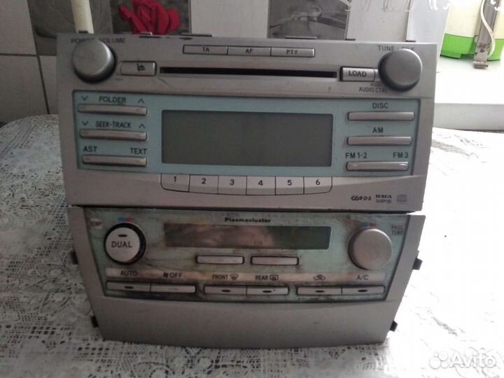 Магнитола toyota camry 40 с климат контролем