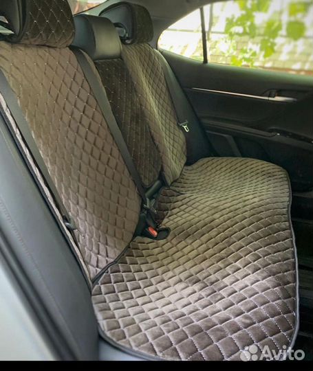 Автомобильные накидки на сиденья из велюра