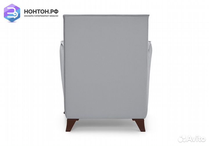 Кресло Оксфорд серо-бежевый