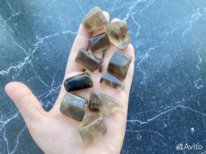 Раухтопаз Дымчатый кварц натуральный камень