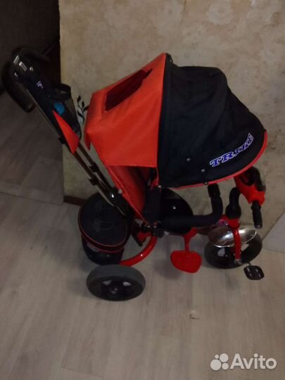 Велосипед с родительской ручкой