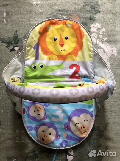 Развивающий коврик fisher price+игрушка mothercare