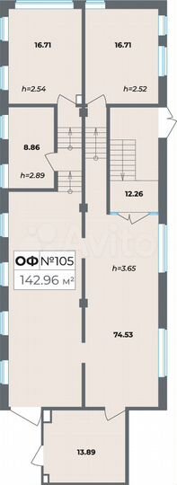 Продается Офис, 142.96 м²