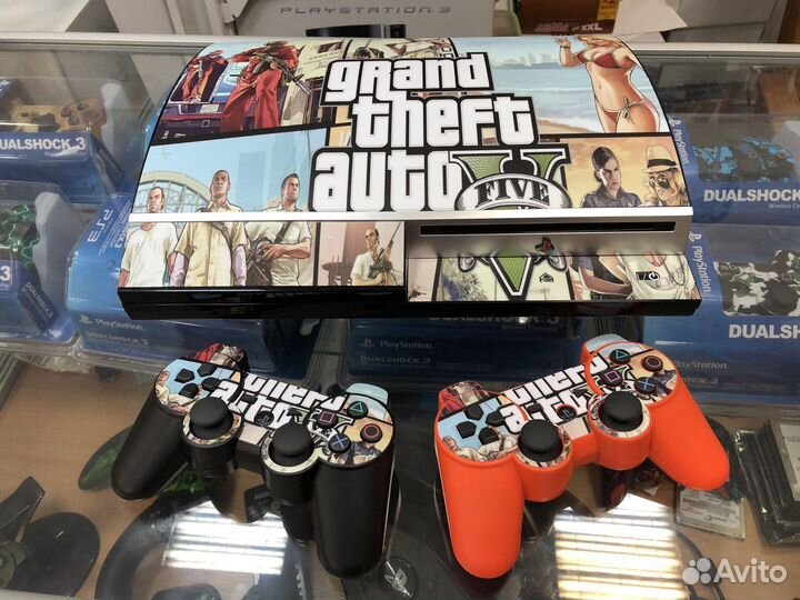 Sony playstation 3 + 70 игр и два геймпада