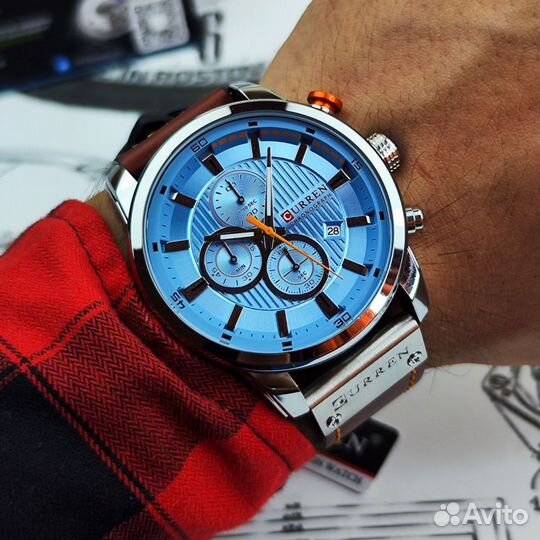 Мужские часы Curren Chronograph