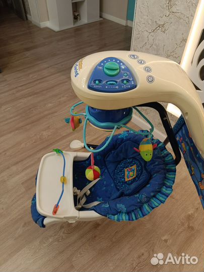 Детская электронная качель для новорожденных