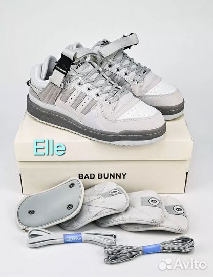 Кроссовки Зимние Adidas Forum Bad Bunny