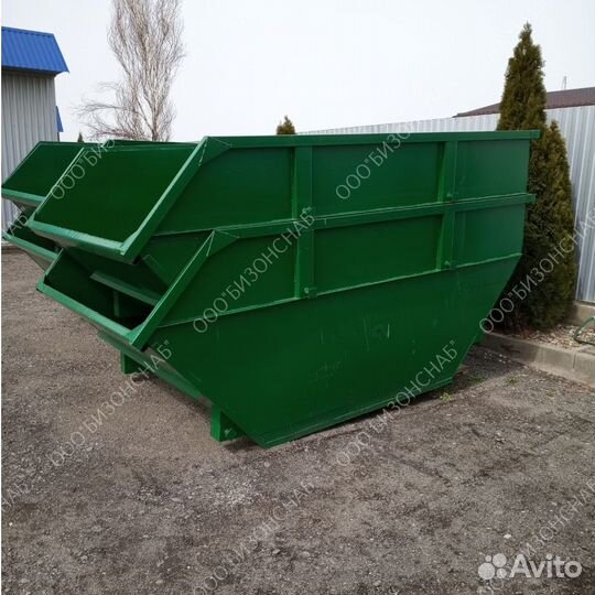 Бункер для мусора металлический 8 м3 Арт 2190