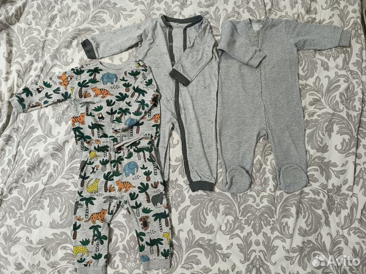 Пижамы H&M набором 74-80