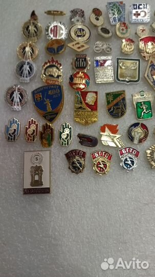 Значки СССР новые 50шт. Цена за всё