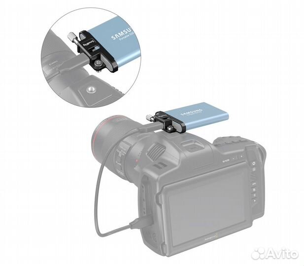 Фиксатор кабеля SSD диска SmallRig 3300 для bmpcc