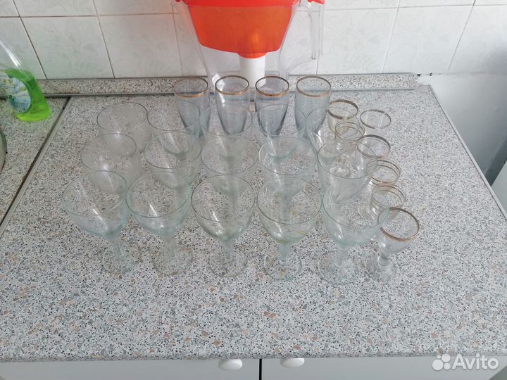 Бокалы фужеры рюмки СССР