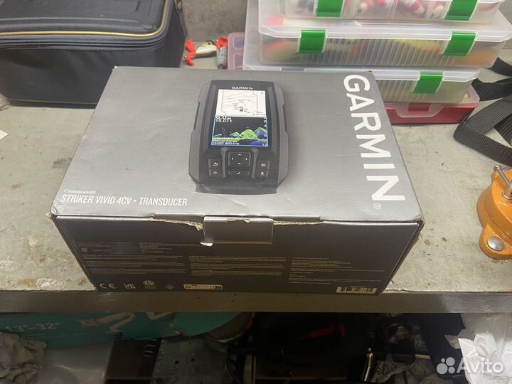 Эхолот garmin striker vivid 4cv + датчик GT20TM