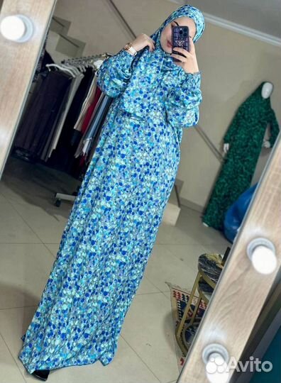 Платье для намаза с шарфом