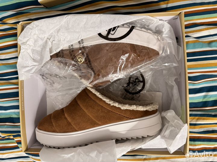 Меховые сабо michael kors новые оригинал