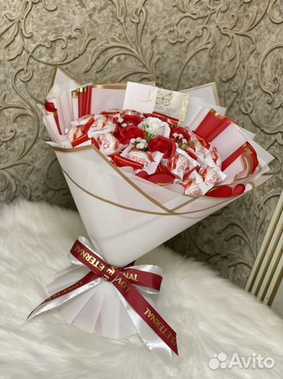 Сладкие букеты из рафаэлло