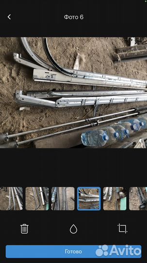 Комплект направляющих и пружин для ворот