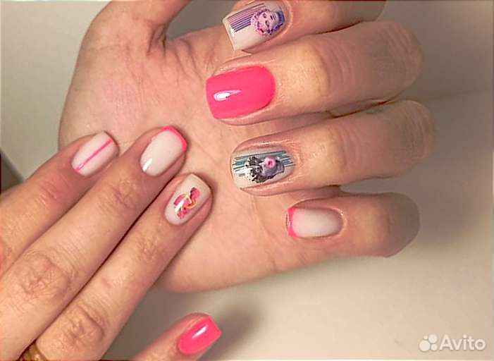 Маникюр, Наращивание ногтей Гель-лак