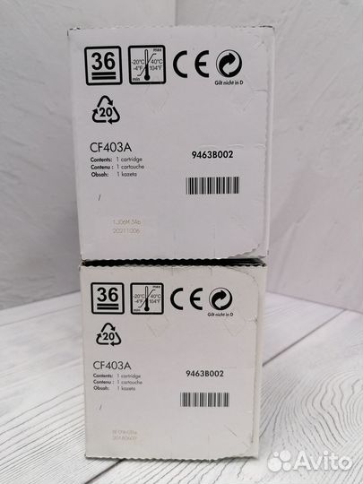 Картриджи оригинальные HP CF403A