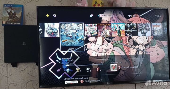 Игровая приставка ps4 slim 1tb