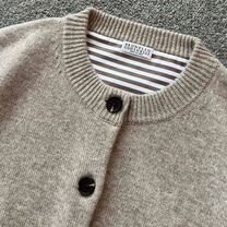 Бежевая кофта brunello cucinelli