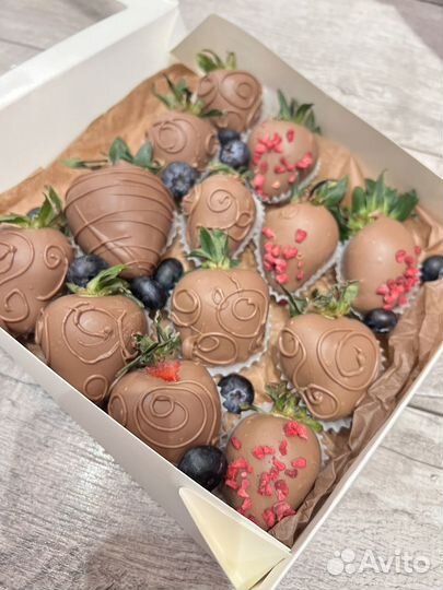 Клубника в бельгийском шоколаде callebaut