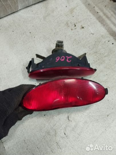 Фонарь в задний бампер Рeugeоt 206 Пежо 206