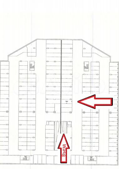 Машиноместо, 17 м²