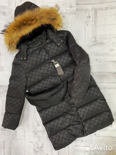 Пуховик на девочку зимний