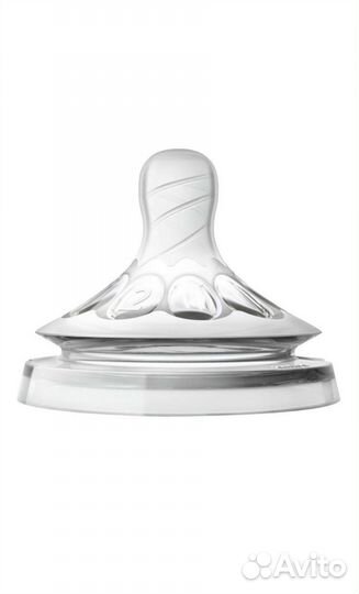 Соски для бутылочек 2шт Avent Медлен. поток 1мес.+