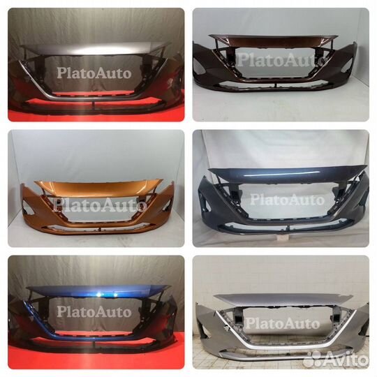 Передний бампер для Hyundai solaris 20-24 Новый