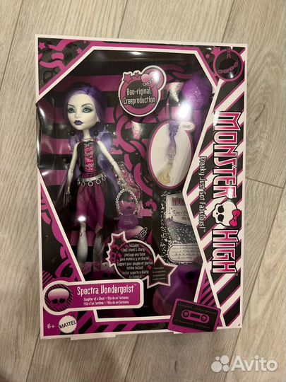 Кукла Монстер Хай Спектра Репродукция 2024