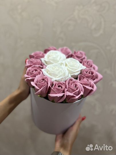 Букет цветов из мыла