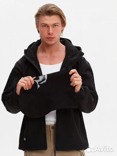 Тактическая балаклава плотная с рисунком