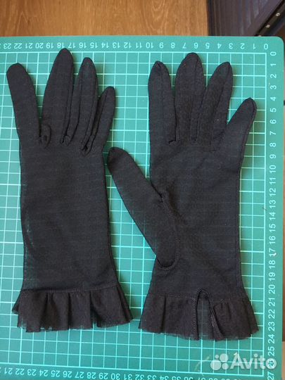 Перчатки винтажные капроновые