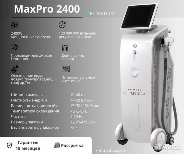 Диодный лазер 2400W