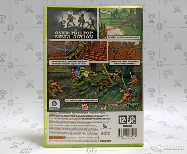 Nickelodeon Teenage Mutant Ninja Turtles для Xbox