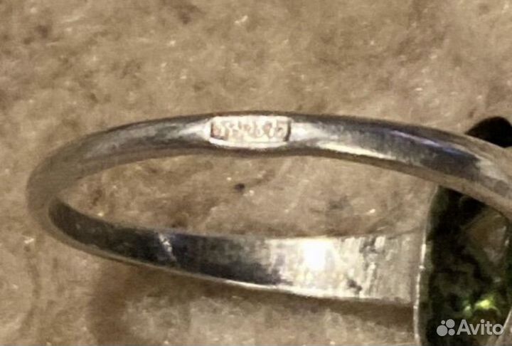 Колечко СССР серебро 875 проба