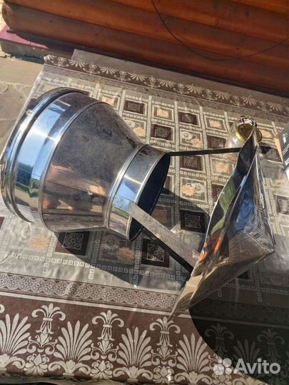 Зонтик нержевейка для трубы камина размер 20/30 см