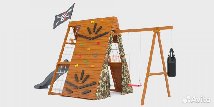 Спортивный домик Савушка База-2 (милитари)