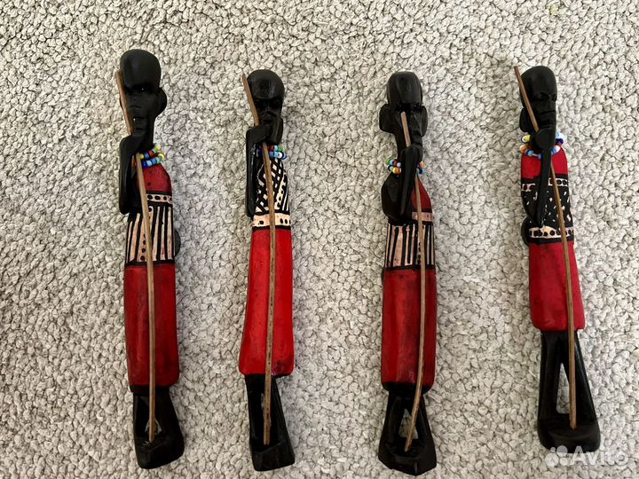 Статуэтки масаи с о. Занзибар (ручная работа)