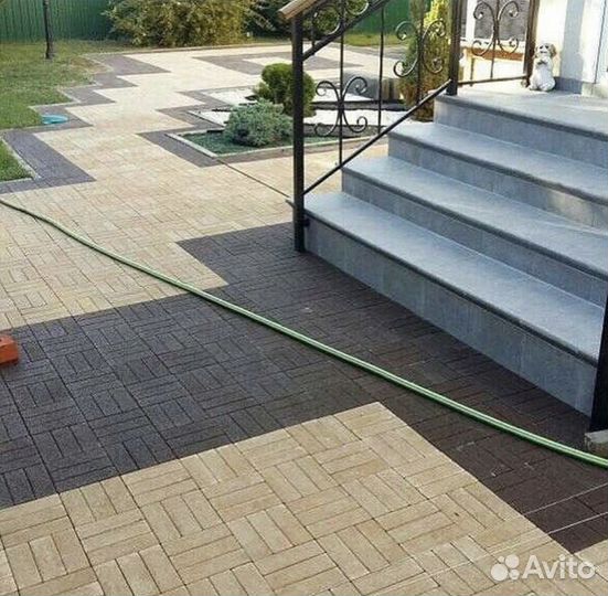 Тротуарная плитка Паркет