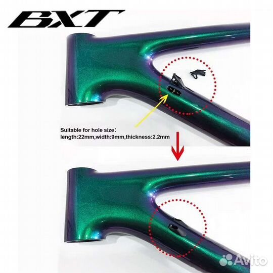 Зажим для велосипедных тросов