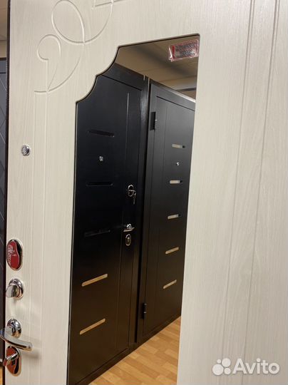 Дверь входная с зеркалом