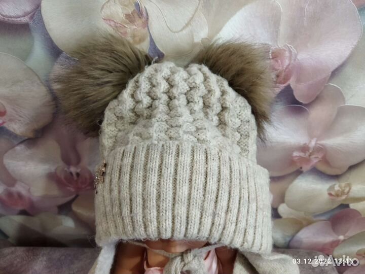 Зимние шапки на девушку