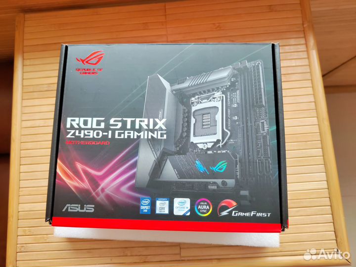 Mini-ITX asus ROG strix Z490-I gaming LGA1200